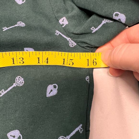 Boden Chatsworth Green Trinket Mabel Dress US 8 R Jersey Knit Lock Key Pockets - Picture 8 of 12